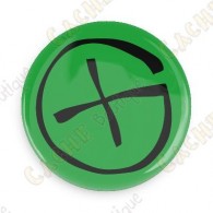 Geocaching button - Green