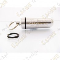 Micro capsule "Official Geocache" 5 cm - Cinzenta
