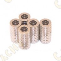 Neodynium magnets 10x6x2mm - Pack of 5