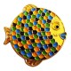 Geocoin "Rainbow Fish" - Sunny Gold LE