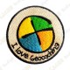 "I love Geocaching" round patch