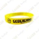 Geocaching silicone wristband for kids - Yellow