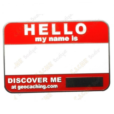 Name tag trackable - Red