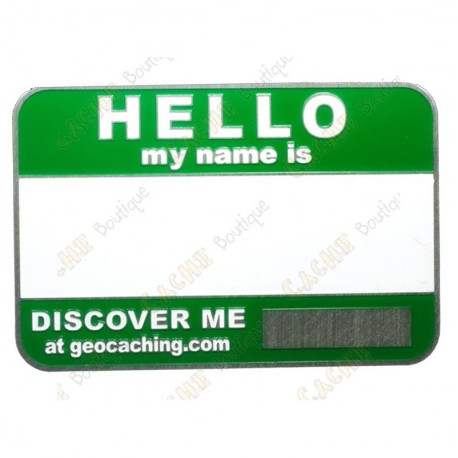Name tag trackable - Verde