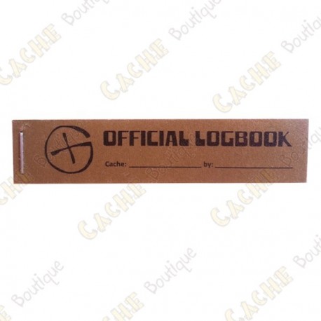Pequeno logbook "Official Logbook" PET - Rite in the Rain