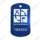 Custom Travel tag - TB shape