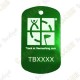 Custom Travel tag - TB shape