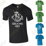 T-shirt "Geocaching Addict" Homem