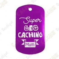 "Super Geocaching Mum" Traveler - Purple