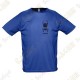 Trackable technical T-shirt with your Teamname, for Men - Black