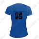 T-shirt técnica trackable com seu Apelido, Mulher - Preto