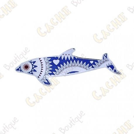 Geocoin Dolphin "Angels of the Sea" - Blue - Limited Edition