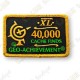 Geo Achievement® 40 000 Finds - Patch