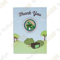 Thank you card with Geocoin