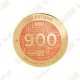 Geocoin + Travel Tag "Milestone" - 900 Finds