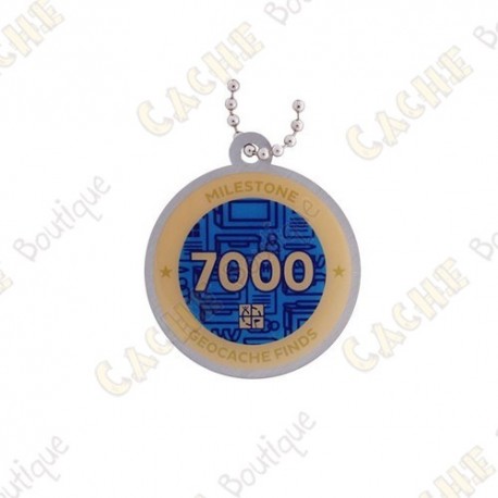 Travel tag "Milestone" - 7000 Finds