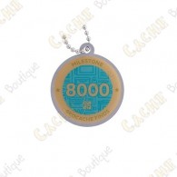 Travel tag "Milestone" - 8000 Finds