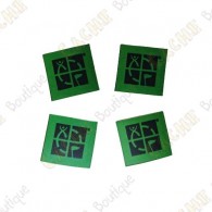 Green Mini stickers - Pack of 4