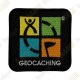 Geocaching logo patch - Black