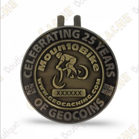 Geocoin "Celebrating 25 Years" + Micro coin